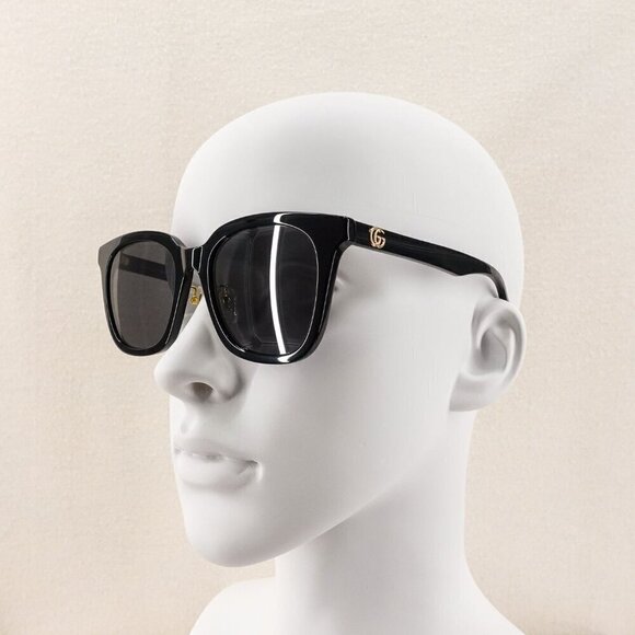 Gucci GG1000 Wayfarer Sunglasses Black Gray OS - Picture 11 of 16